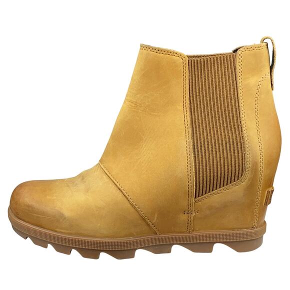 Sorel Women's Joan Of Arctic Brown Suede Hidden Wedge Boot Size US 8 - Picture 3 of 11